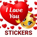 stickers for whatsapp & emoji android application logo